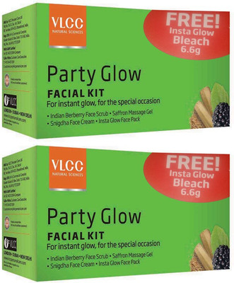 

VLCC Party Glow Facial Kit Pack of 2 93 g(Set of 2)