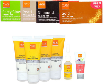 

VLCC 4 in 1 Jewel Facial Combo Kit 824 ml(Set of 4)