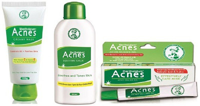 

Acnes Treatment Kit - Creamy Face Wash 100g, Toner 90ml, Sealing Gel 9g 200 g(Set of 3)