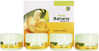 

Nandini Banana Facial Kit 300 g(Set of 4)