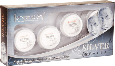 

Aryanveda Herbals Silver Spa Kit 210 gm(Set of 5)