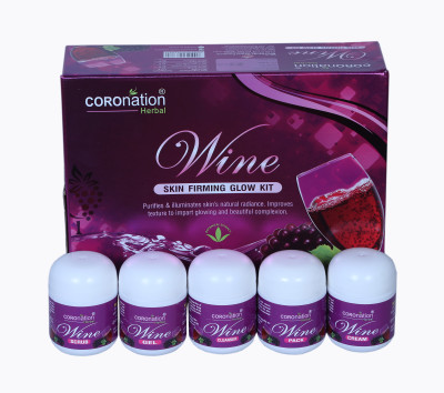 Coronation Wine Skin Firming Glow Kit 220 g(Set of 5)