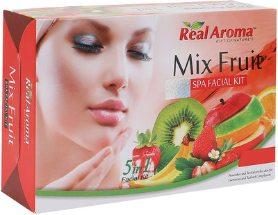 

Real Aroma Mix Fruit Spa Facial Kit 740 g(Set of 5)