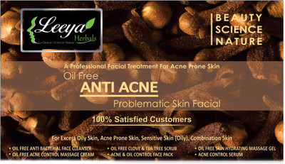 

Leeya OIL FREE ANTI ACNE PROBLEMATIC SKIN FACIAL KIT 510 g(Set of 6)