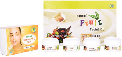 

Nandini Herbal Care Nandini Fruit Facial Kit, 51g 71 g(Set of 4)