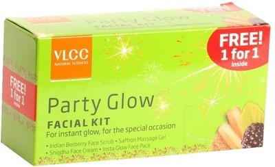 

VLCC VLCC Party Glow Single Facial Kit(1+1) 80 g
