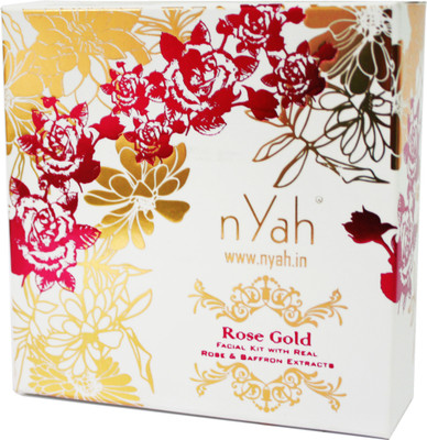 Nyah Rose Saffron Small Facial Kit 7 Steps(Single Facial) 42 g(Set of 7) Nyah Rose Saffron Small Facial Kit 7 Steps(Single Facial) 42 g(Set of 7)