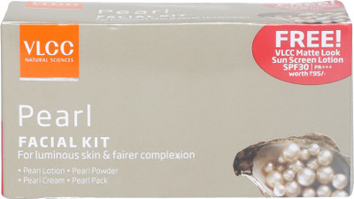 

VLCC Pearl Single Facial Kit with Offer 40 g(Set of 4)
