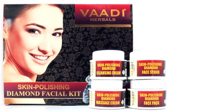 

Vaadi Herbals Skin-Polishing Diamond Facial Kit 70 g(Set of 4)