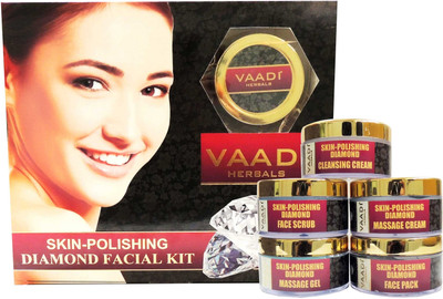 

Vaadi Herbals Skin-polishing Diamond Facial Kit 270 g(Set of 5)