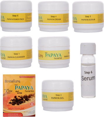 

Econature Papaya Facial Kit 145 g(Set of 6)