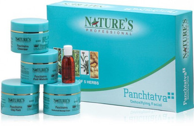 

Nature's Panctatva Detoxifying Facial kit 485 g(Set of 5)