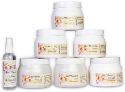 

NutriGlow Skin Whitening Treatment Kit (Eco Pack) 3100 g(Set of 7)