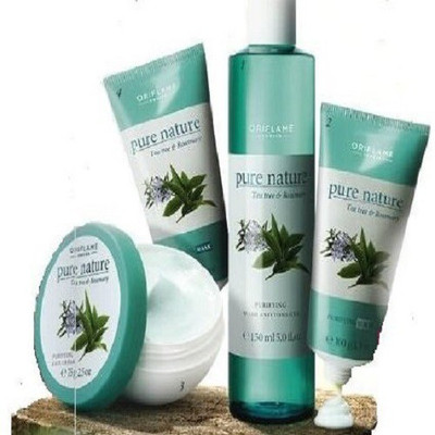 

Pure Nature Tea Tree And Rosemary Facial Kit For Combination To Oily Skin 380 g