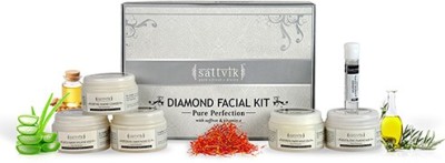 Flipkart - Sattvik Diamond Facial Kit 260 g(Set of 6)