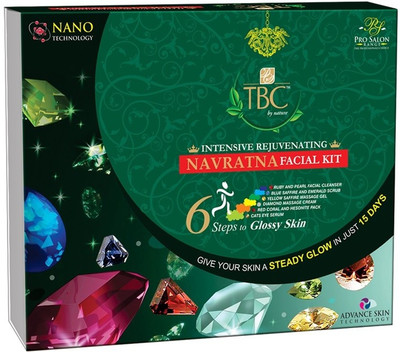

TBC by Nature Navratna Facial Kit 260 g(Set of 6)