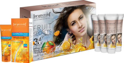 

Aryanveda Herbals Fruit Secrets 3X Home Spa Kit With SPF-50 175 ml(Set of 6)