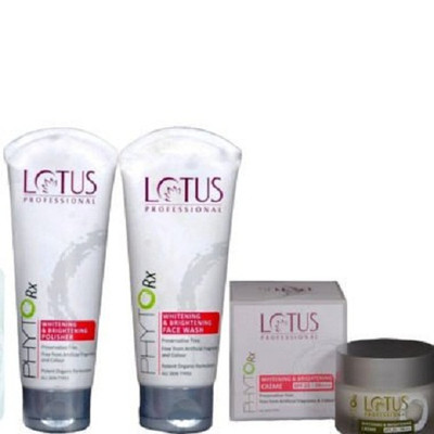 

Lotus Professional Phyto Rx Whitening and Brightening Combo 230 g(Set of 3)
