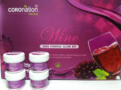 

Coronation Herbal Wine Skin Firming Glow Kit 45 g(Set of 4)