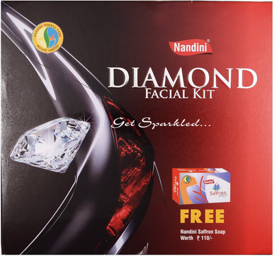 

Nandini Herbal Care Nandini Diamond Facial Kit, 170g + 75ml 245 g(Set of 5)