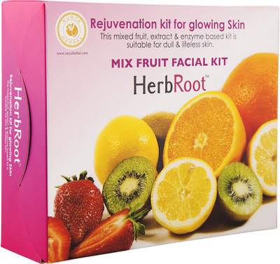

HerbRoot Mix Fruit Facial Kit 200 g(Set of 4)
