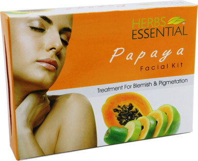 

Herbs Essential Papaya Facial Kit 105 g(Set of 5)