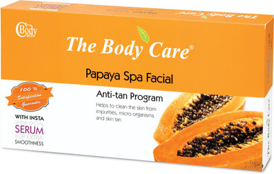 

The Body Care Papaya Spa Facial Anti-tan Program Facial Kit Large 200 g(Set of 5)