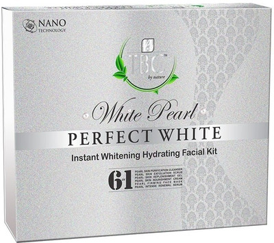 

TBC by Nature White Pearl Perfect White Instant Whitening Hydrating Facial Kit 250 gm(Set of 6)