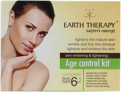 EARTH THERAPY Skin Whitening And Tightening Age Control Kit 6 In 1 60 g(Set of 6)