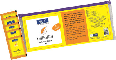 

VLCC Anti Tan Facial Kit 250 g(Set of 5)
