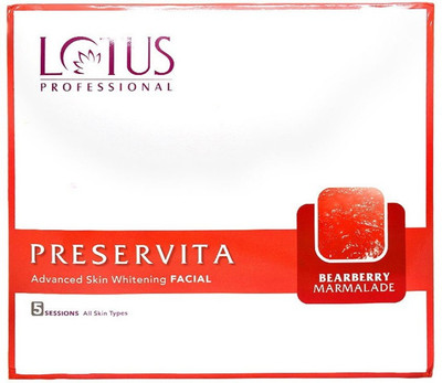 

Lotus Professional Bearberry Skin Whitening Facial Kit 450 g(Set of 5)