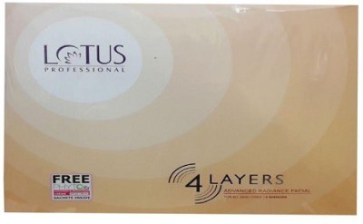 Lotus Professional 4 Layers Advanced Radiance FacialKit(5 x 75.6 g)