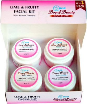 

Bog Of Beauty Lime & Fruity Facial Kit 400 g(Set of 4)