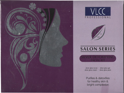 

VLCC Salon Series Silver Detoxifying Facial Kit 240 g(Set of 4)