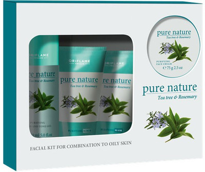 

Pure Nature Tea Tree Facial Kit 350 ml(Set of 4)