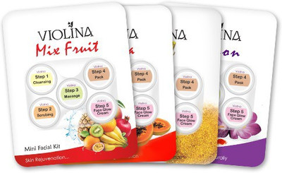 

Violina Cosmetics Mini Facial Kits 100 g(Set of 4)