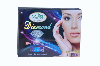 

NATURE PLUS herbal grapes &wine spa facial kit skin glowing 6 in one 330 g(Set of 6)