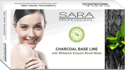Sara Charcoal Base Line Facial Kit 480 g(Set of 6)