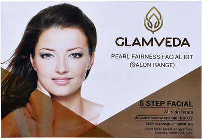 

Glamveda PEARL FAIRNESS FACIAL KIT 500 g(Set of 5)