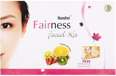 

Nandini Herbal Care Fairness Facial Kit, 78g + 12ml 90 g(Set of 5)