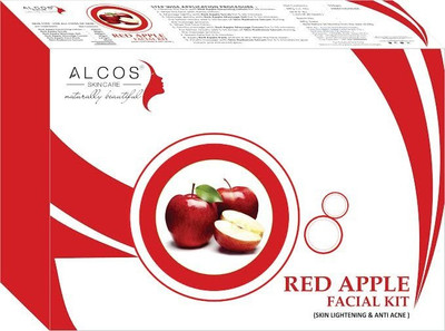 

Alcos Red Apple Facial Kit skin lightening & anti acne 550 g(Set of 7)