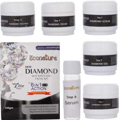 

Econature Diamond Skin Whitening 145 g(Set of 6)