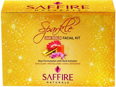 Saffire 24K Gold Facial Kit 38 g(Set of 4)