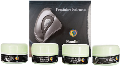 

Nandini Platinum Facial Kit 300 g(Set of 4)