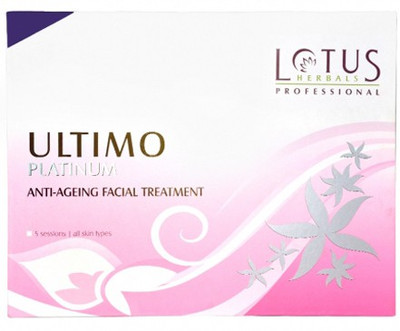 

Lotus Herbals Professional Ultimo Platinum Anti-Ageing Facial Treatment 140 g(Set of 6)