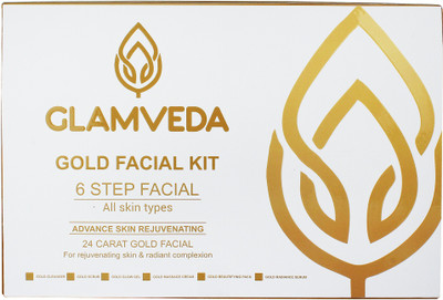 

Glamveda Gold Radiance Facial Kit 310 ml(Set of 6)
