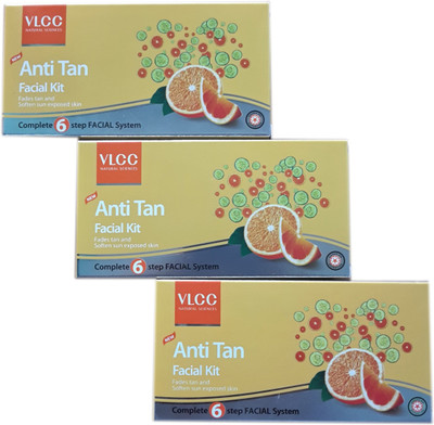 

VLCC ANTI-TAN FACIAL KIT 180 g(Set of 3)