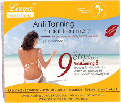 

Leeya ANTI TANNING FACIAL TREATMENT KIT 810 g(Set of 9)
