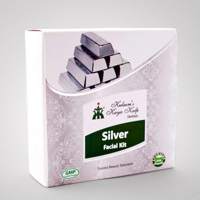 

Kulsum's Kaya Kalp Silver Facial Kit 60 g(Set of 4)