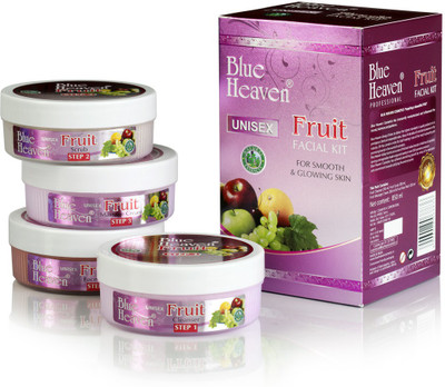 

Blue Heaven Fruit Facial Kit 850 ml(Set of 4)